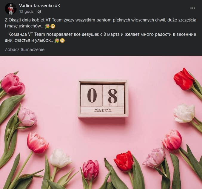 Żużlowcy pamiętają o kobietach w ich święto! 7 srdgg