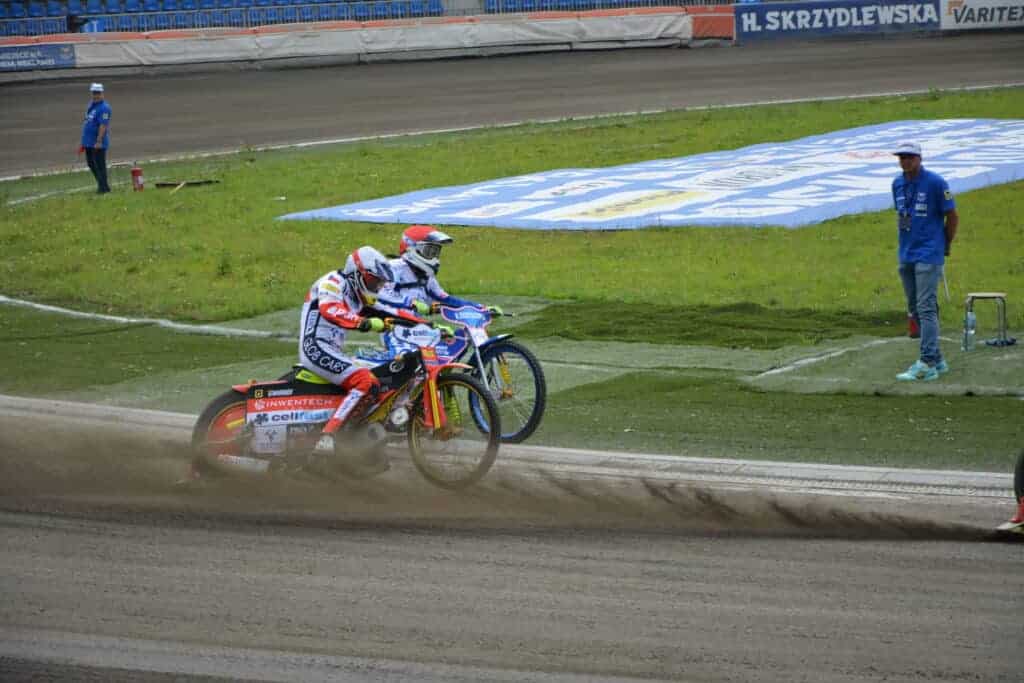 Trzy punkty zostały w Łodzi. Orzeł Łódź - Cellfast Wilki Krosno 51:39 - relacja 4 DSC 1304