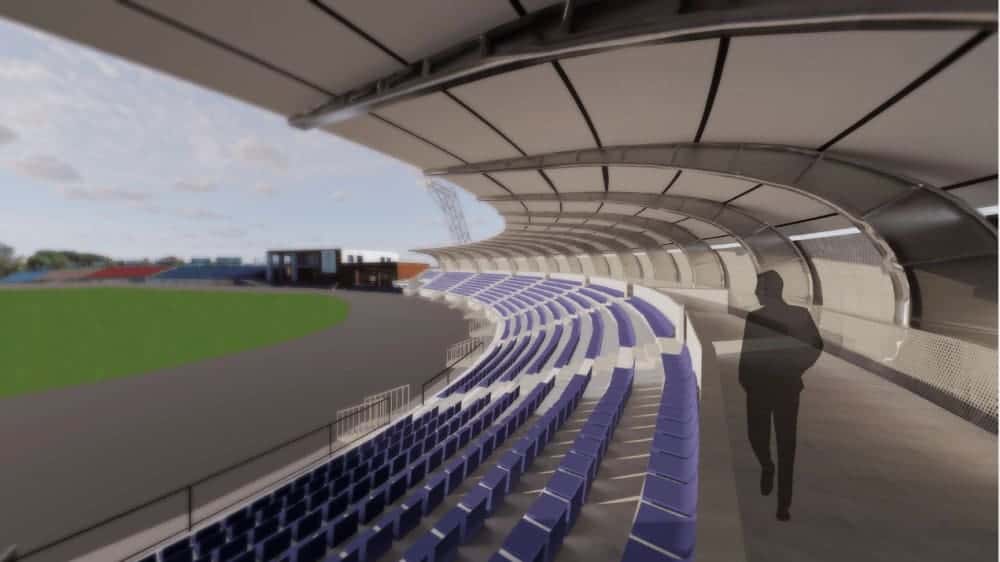 Wilki Krosno z potężną inwestycją na stadionie w Krośnie. 1 trybuna1