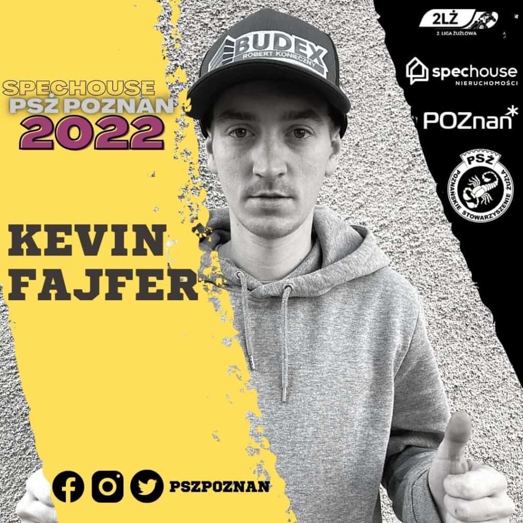 Transfery Żużlowe. Kevin Fajfer zawodnikiem SpecHouse PSŻ Poznań! 1 E82FBCCA 726D 4437 A4F9 8FBF1A9AC32F