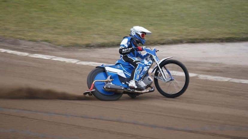 Maksym Drabik coraz szybszy na motorze. Trening w Gdańsku. 1 s