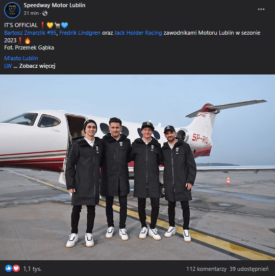 Trzy bomby transferowe w Lublinie! Bartosz Zmarzlik, Fredrik Lindgren oraz Jack Holder nowymi "Koziołkami"! 1 1 1