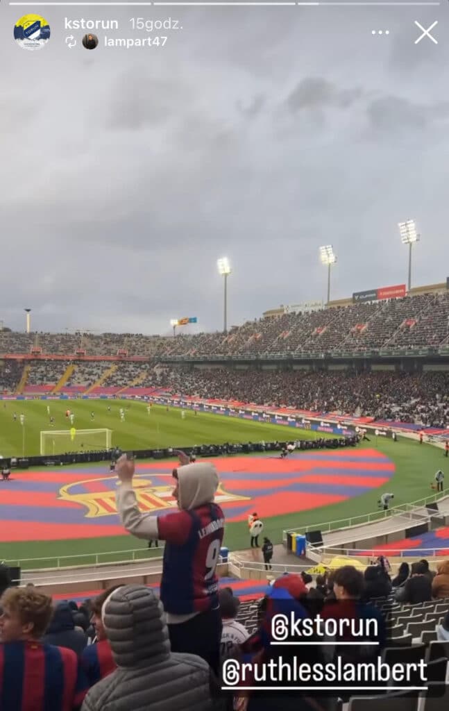 Apatora Toruń w Hiszpanii to i na meczu La Liga FC Barcelona z Getafe! 1 pobrany plik 1