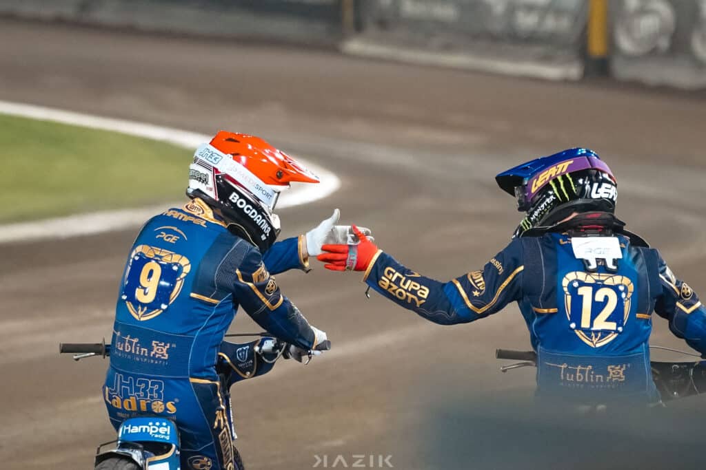 Motor Lublin. Jacek Ziółkowski komentuje wygrany mecz przeciwko ebut.pl Stali Gorzów 4 20230630 DSC08039