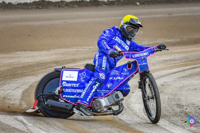 Oskar Polis nie siedział trzy miesiące na motocyklu żużlowym, a postraszył faworyta