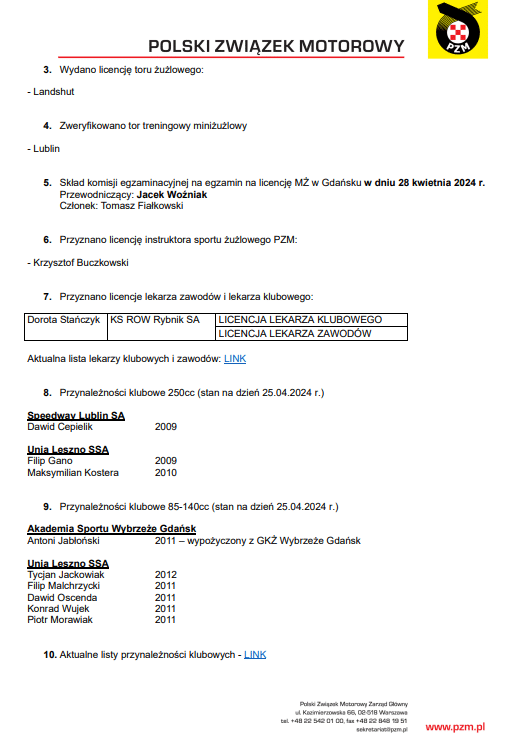 Żużel. Znamy grupy eliminacyjne DMPJ. Zawodnik Polonii Bydgoszcz z licencją instruktora 2 image 5