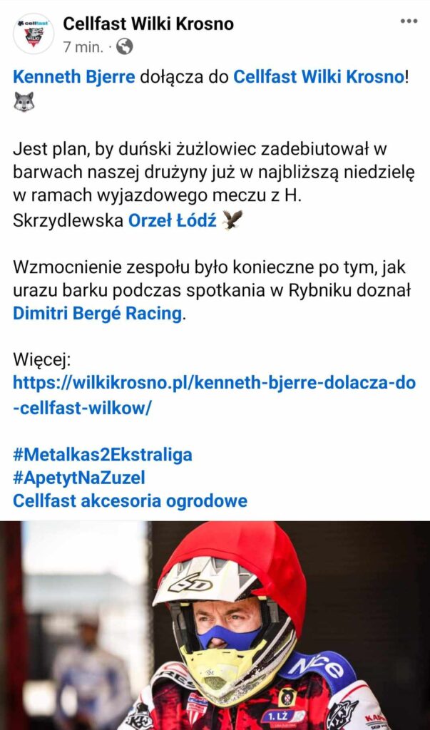 Wilki Krosno mają nowego lidera! Ma zadebiutować już w niedzielę 1 442733417 7469774603144193 5006816774917914575 n