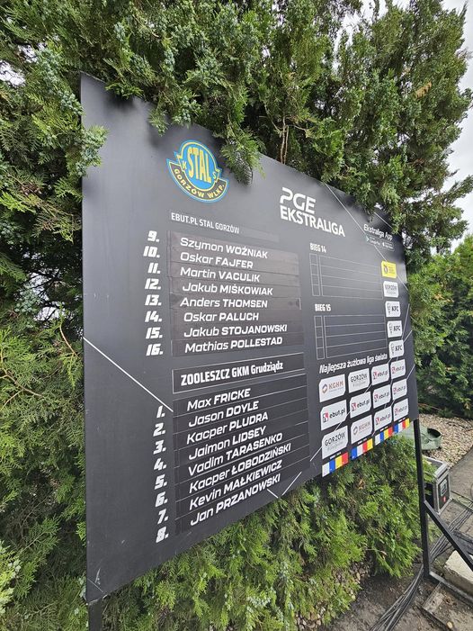 ebut.pl Stal Gorzów - Zooleszcz GKM Grudziądz relacja na żywo zaległego meczu PGE Ekstraligi 58 zdjęcie z relacji
