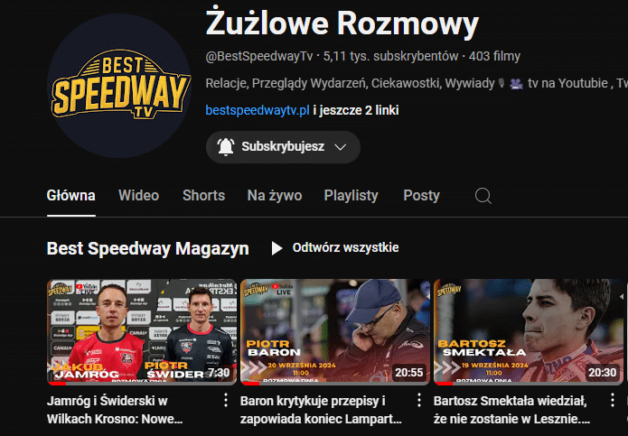 72. Turniej o Łańcuch Herbowy w Ostrowie żużel na żywo 1 Zrzut ekranu 2024 10 13 151050