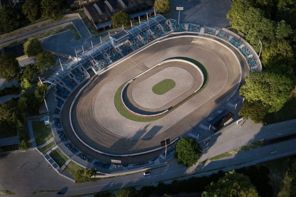Żużel. Remont stadionu OK Kolejarza Opole opóźniony 2 z30819521IHGWizualizacja miejskiego stadionu zuzlowego w Opolu