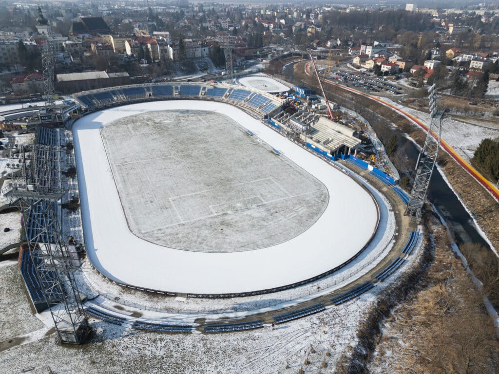Najnowsze zdjęcia z budowy stadionu Cellfast Wilki Krosno! Ależ to będzie piękny stadion 8 DJI 0464