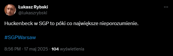 Przegląd żużlowy. Kurtz liderem, Doyle kontuzjowany, a fani krytykują format! 3 twitter2