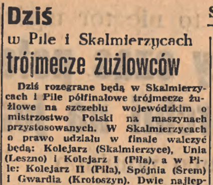Żużel. Zapomniany żużel w Skalmierzycach. Historia małego ośrodka z Wielkopolski